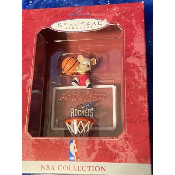 Hallmark Keepsake Houston Rockets Christmas Ornament NBA New in Box 1998 NIB - Picture 2 of 6